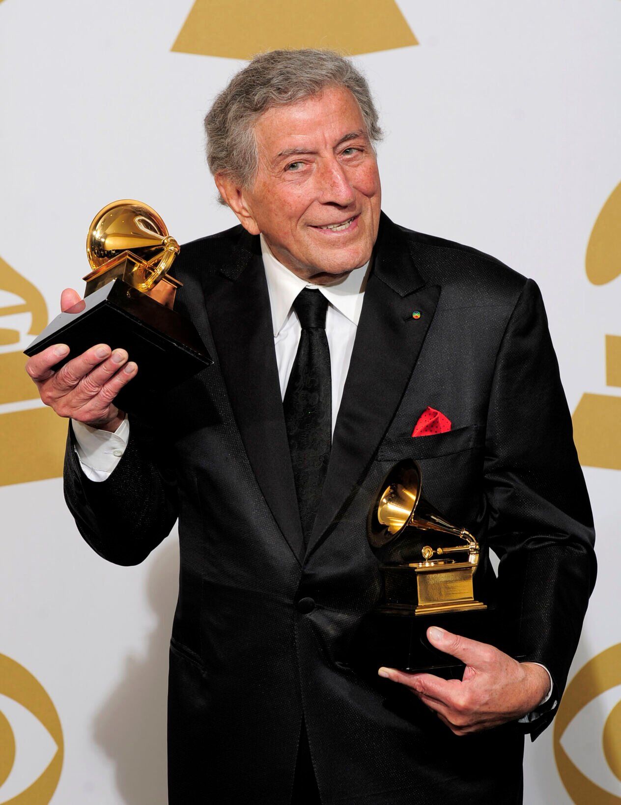 2012: Tony Bennett wins multiple Grammy Awards